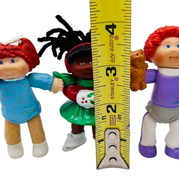 Cabbage Patch Kids Doll Mini Figures PVC Figurines Lot of 3 Skater Ice Cream - Picture 9 of 9